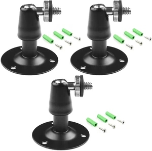 Paquete de 3 soportes de montaje en pared para cámara de seguridad para Oculus, Arlo, rotación 360° - Imagen 1 de 12
