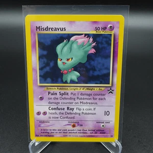 POKEMON CARD 2001 BLACK STAR PROMO MISDREAVUS #39 WOTC EX-NM - Bild 1 von 2