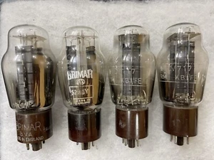 Brimar 5R4GY Black Plate OO Getter Used NOS Tested Balanced One Tube Price - Picture 1 of 7