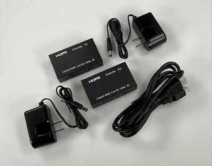 Rallonge HDMI 60m sur Cat5e/6 - Full HD 1080p avec couleur profonde et audio HD - Photo 1/4