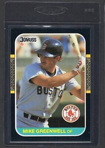 1987 Donruss Mike Greenwell RC #585 Red Sox Mint