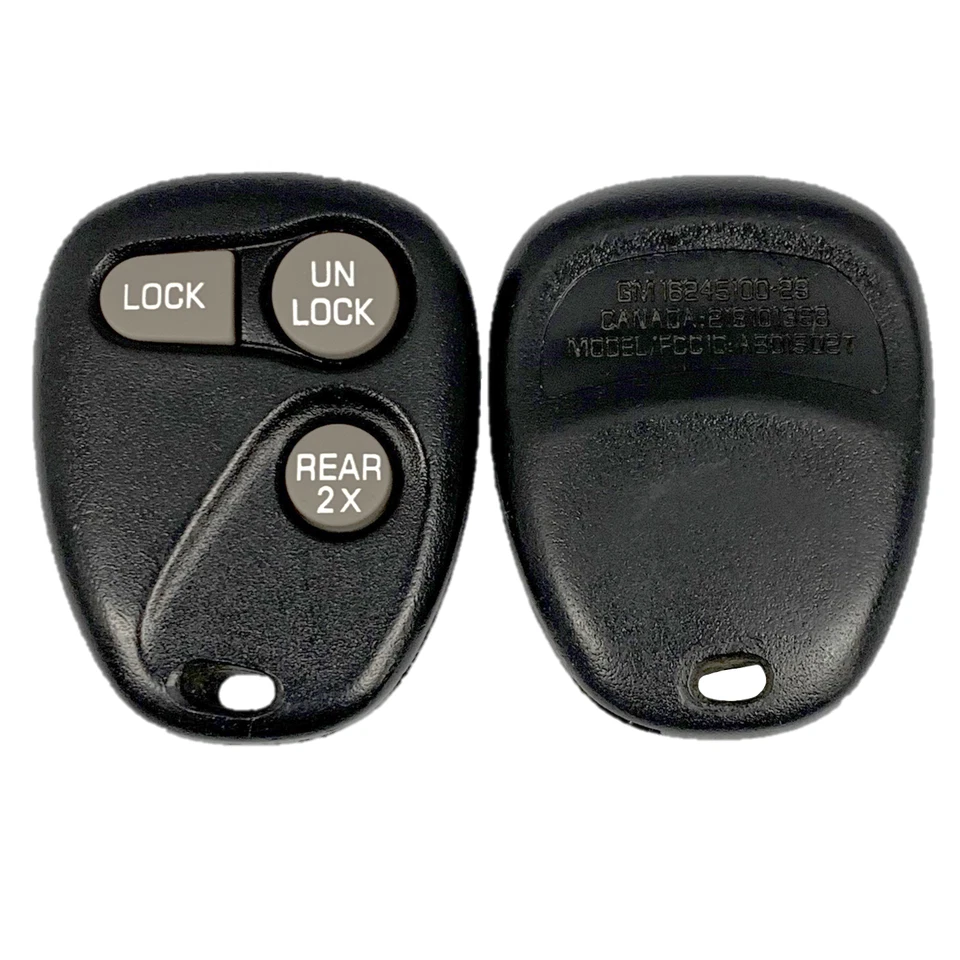 OEM дистанционный ключ 3Btn задний 2 X ** новый кнопка подушечка установлена ** GM ABO1502T 16245100-29 - Изображение 1 из 2