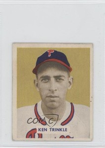 1949 Bowman Gray Backs Ken Trinkle #193 Rookie RC