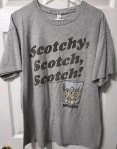 2019 Men's Large Paramount Gray Anchorman Scotchy Scotch Scotch Movie T Shirt - Picture 1 of 11
