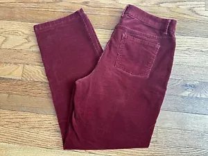 2000s Vintage Croft & Barrow Womens 12 Short Stretch Corduroy Pants - Picture 1 of 4