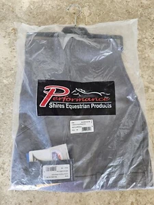 NWT SHIRES PORTLAND LADIES WOMENS GREY BREECHES SIZE 36 WHITE DRI-LEX READ DISC - Picture 1 of 6