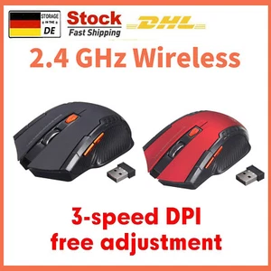 Mini PC Maus Kabellos USB Wireless Mouse Gaming Computer Notebook Laptop Funk - Bild 1 von 13