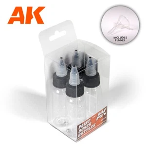 AK Interactive Paint Doser Bottles 4x30ml AK9046 Fast Shipping - Picture 1 of 2