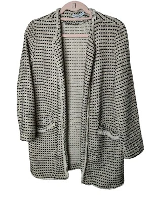 MARTINA INNOCENTI Longline Cardigan Size S Knit Pockets Coatigan Made in Italy - Image 1 of 4