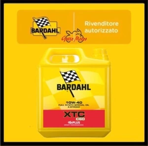 OLIO MOTORE BARDAHL 10W40 OLIO MOTO 10W40 4 TEMPI 4 LITRI BARDAHL XTC C60 - Foto 1 di 9