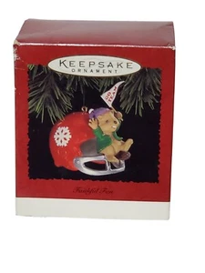 1995 Hallmark Keepsake Ornament Fiel Fan Fútbol Casco Castor - Imagen 1 de 11