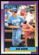 1990 Topps #671 Bob Boone Kansas City Royals