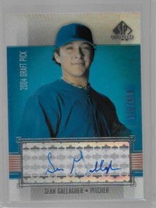 2004 SP Prospects Autograph Bonus #SE Sean Gallagher /400 RC Auto Signature