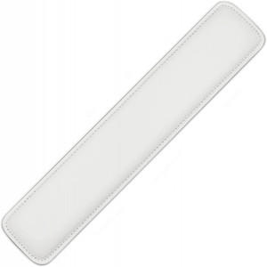 Keyboard Wrist Rest Pad,Soft PU Leather Support with Large, 16.5" White 