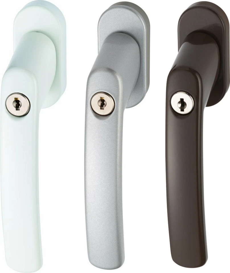 ABUS FG 200 FG200 abschließbare Fenstergriffe im Set, Vierkantlänge 28-44mm var. - Bild 1 von 2