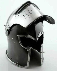 Mittelalter Barbuta Integralhelm Ritter Worrier Tragbarer Helm - Bild 1 von 4