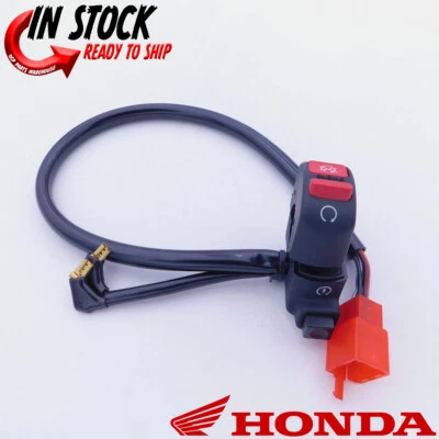 INTERRUPTOR DE ARRANQUE Y PARADA ORIGINAL HONDA 1993 - 2024 XR650L 35130-MY6-A91 OEM Foto 1 de 4