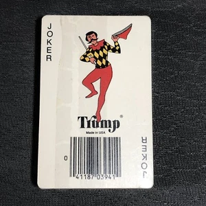 Rare Vintage Trump Joker Brand Playing Cards Sealed Deck Brand New - Bild 1 von 6