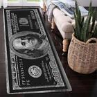 Tapis de table décoratif argent 100 billets d'argent chambre à coucher tapis salon super abdominaux