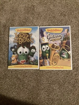 VeggieTales: Lord of the Beans + BONUS Gideon: Tuba Warrior (DVD, 2009) LOT - Image 1 of 2