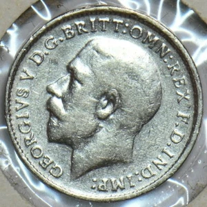 Great Britain 1913 3 Pence/Threepence 197372 combine shipping - Picture 1 of 2