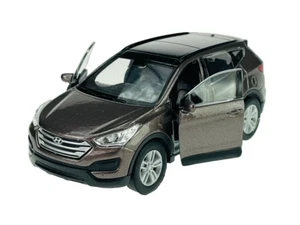 WELLY HYUNDAI SANTAFE BROWN 1:34 DIE CAST METAL MODEL NEW IN BOX - Picture 1 of 6