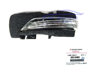 GENUINE LH SIGNAL LIGHT INDICATOR MIRROR FOR MITSUBISHI L200 TRITON 2019 - 2023 - Picture 1 of 5