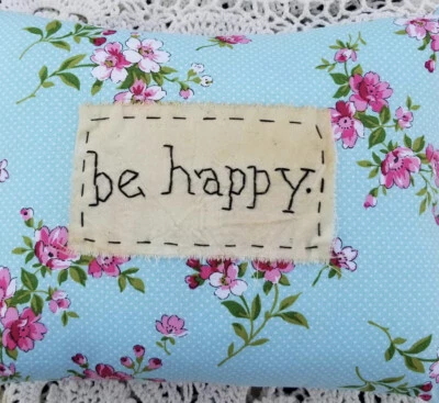 Almohadas de retazos hechas a mano Shabby chic de colección tarro de albañil de granja té dulce  Foto 1 de 4