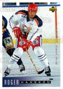 1995-96 Swedish Upper Deck #144 Roger Hansson