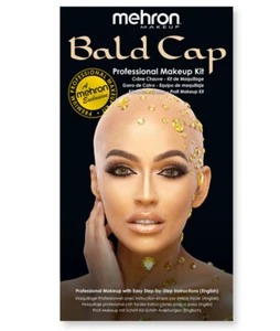 Mehron Bald Cap Professional MUA Makeup Kit learn drama stage special effects FX - Picture 1 of 14