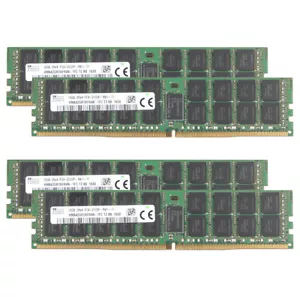 DDR4 64GB RAM SK Hynix 4x 16 GB 2RX4 PC4 2133P-RB1-11 REG-ECC DIMM Server Memory - Picture 1 of 8