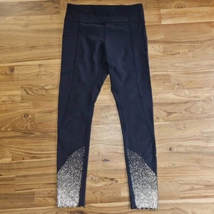 Lululemon Tight Stuff II 24" gewellter Saum LAUFEN reflektierender Besatz Hose Gr. 4 - Bild 1 von 5