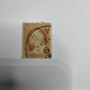 1851-1857 George Washington orange brown 3 cent stamp - Picture 1 of 1