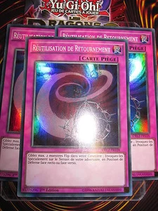 YU-GI-OH! SR REUTILISATION DE DETOURNEMENT LOT DE 3 (PLAYSET) DRL2-FR038 NEUF - Picture 1 of 1