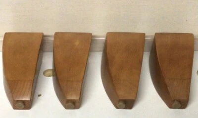 DA1085 Furniture Feet Chair Ottoman Cabinet Sofa Curved Maple 4 legs 5.5" High - Image 1 of 4