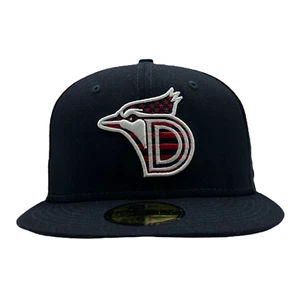 Sombrero/Gorra Ajustada Dunedin Blue Jays MILB New Era 59Fifty Talla 6 7/8 4 de Julio - Imagen 1 de 8