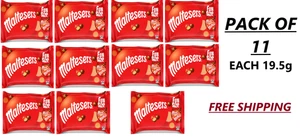 Maltesers Delicious and Light Milk Chocolate Full Box of 11 Bags - Picture 1 of 1