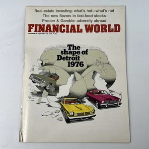 Financial World Magazine Vtg September 17 1975 Volume 144 #11 Rare Ads - Picture 1 of 4