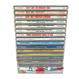 Bruce Springsteen David Bowie Billy Joel U2 Santana Fleetwood Mac 17 CD's Lot - Picture 1 of 24