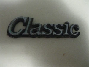 Chevrolet 1986-1990 Caprice Classic "CLASSIC" Trunk Emblem OEM - Bild 1 von 6