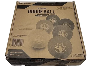 GoSports 6 Pack Assorted Colors Dodgeballs 7 inch New in Original Box - Picture 1 of 4