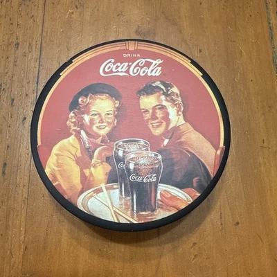 1988 Coca-Cola Coke Round Metal Tin Case Lot of Twenty Four Gift Box - Image 1 of 4