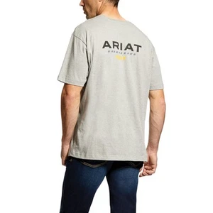 Ariat Rebar Cotton Strong Logo T-Shirt, Size L, Model# 10025387-L - Picture 1 of 2