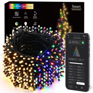 Smart Christmas Lights, 262.4ft 800 LED Color Changing String With APP/Voice ... - Picture 1 of 7