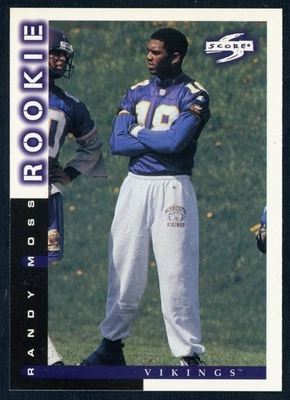 1998 Score Randy Moss #235 HOF Rookie RC Minnesota Vikings - Image 1 of 2