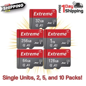 Micro SD Card Ultra 32GB 64GB 128GB 256GB 1TB Class 10 TF Card High Speed Lot - Picture 1 of 18