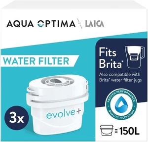 Aqua Optima Evolve+ Water Filter Cartridges 3 Pack Fits Brita Maxtra Jugs - Picture 1 of 4