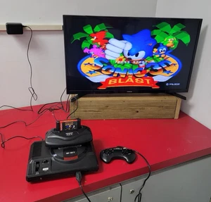 Sega Genesis 16-Bit Console & 32X Adapter - Picture 1 of 11
