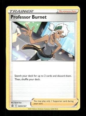 Pokemon SWSH: Sword & Shield Promo Cards #SWSH167 Professor Burnet Promo - Image 1 of 2