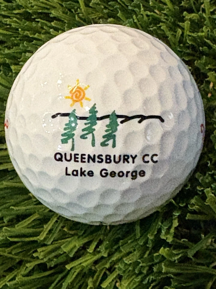Queensbury Country Club Logo Golf Ball- Lake George New York NY - Image 1 of 1